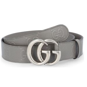 Gucci GG Marmont Embossed-Leather Belt Size 90/36